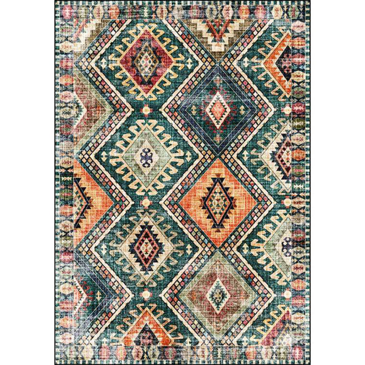 Skanto | Områdeteppet Tribal Polyester Vaskbart Non Slip