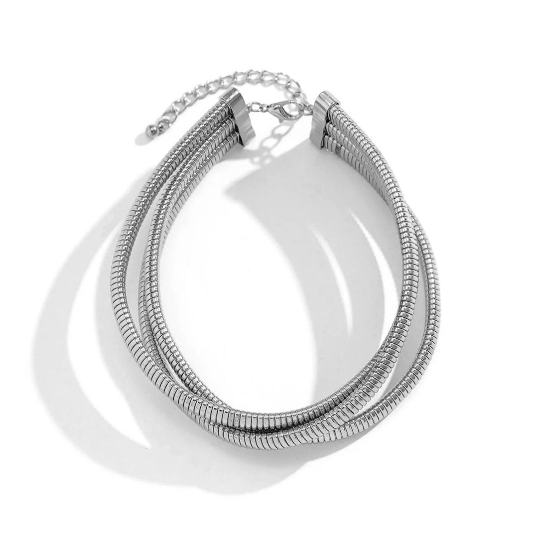 Skanto | Trippel Lag Stable Chunky Choker Halskjede