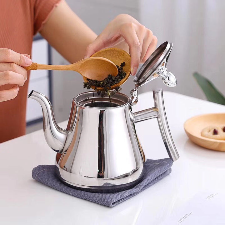 Rustfritt stål tekanne med avtagbar infusor 1,0L 1,5L 2,0L | Skanto
