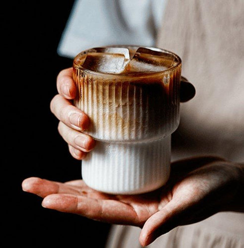 LustraVibe – Luksuriøs Ribbet Glasssett for Elegante Drikker | Skanto