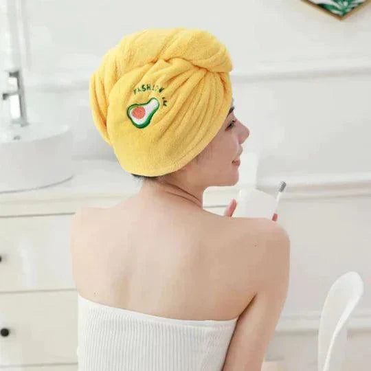 Skanto | Mikrofiber Hårhåndkle med Justerbar Lukking
