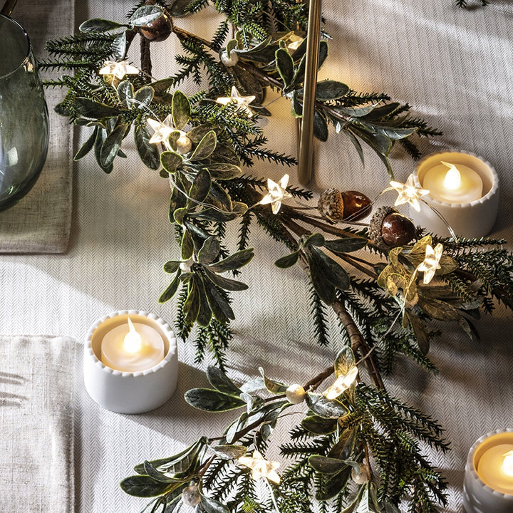 Skanto | Juledekorasjoner Stjerne Fe Lyslenker