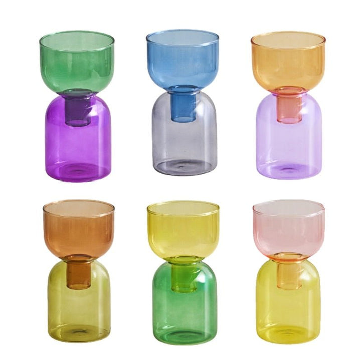 Skanto | To-delt mini bud vase terrarium sett
