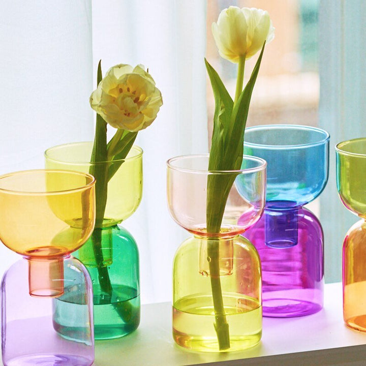 Skanto | To-delt mini bud vase terrarium sett