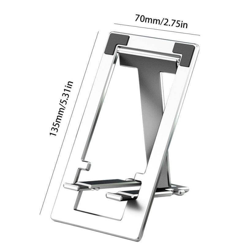 Skanto | Ultrathin Bærbar Sammenleggbart Aluminium Telefonstativ