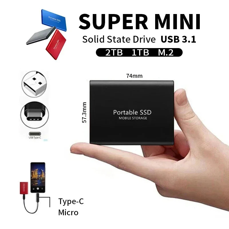 Skanto | Ultra-Rask Ekstern SSD - SpeedDrive Pro