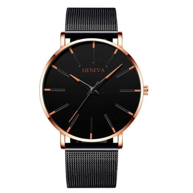 Ultradünne minimalistisk Business-Uhr for Herren