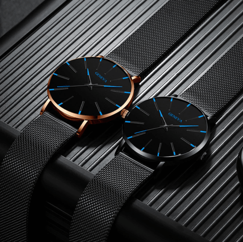 Ultradünne minimalistisk Business-Uhr for Herren