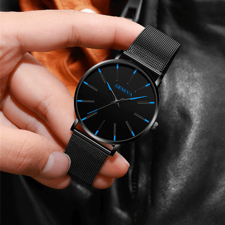 Ultradünne minimalistisk Business-Uhr for Herren