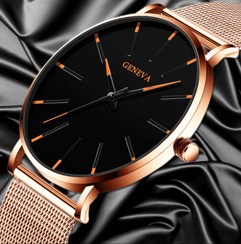 Ultradünne minimalistisk Business-Uhr for Herren