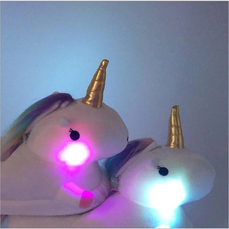 Norvo | Enhjørning tøfler med fantastisk belysning