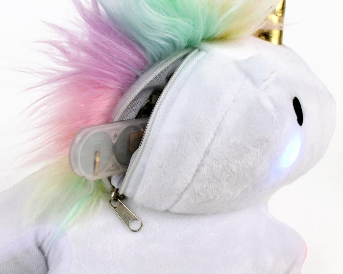 Norvo | Enhjørning tøfler med fantastisk belysning