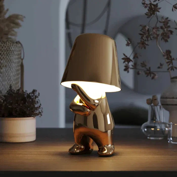 Skanto | Unik og Atmosfærisk Bordlampe - GlowCraft