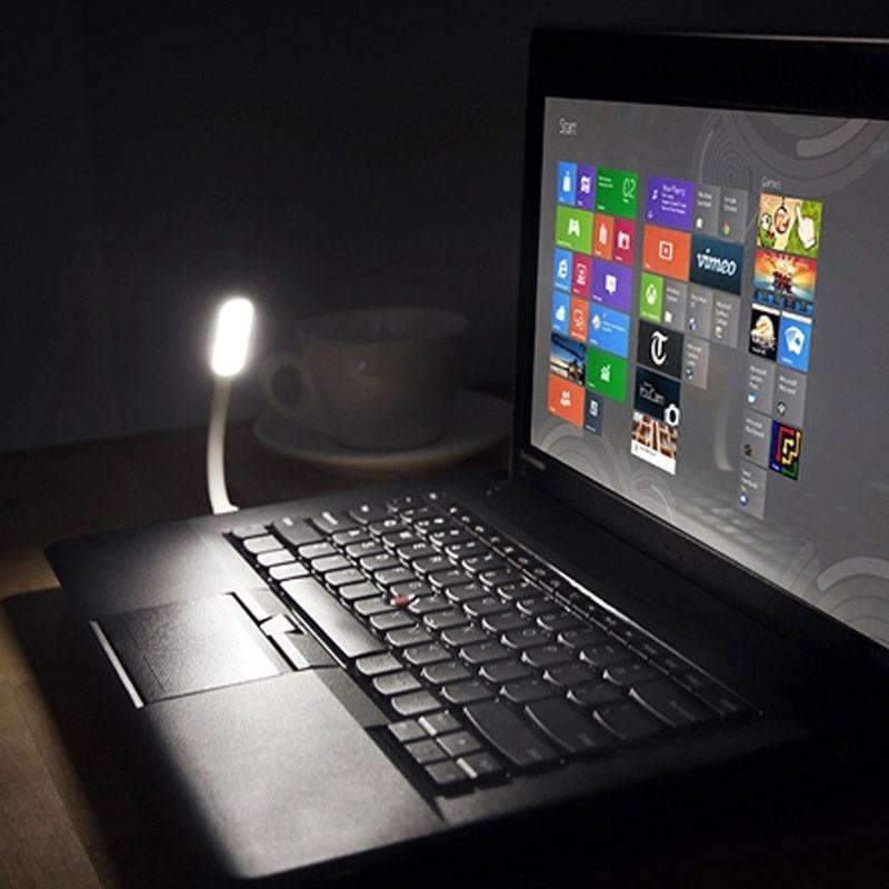 Skanto | Fleksibel Lys Mini-LED-USB-Lampe Datamaskinlampe for Bærbar Datamaskin PC