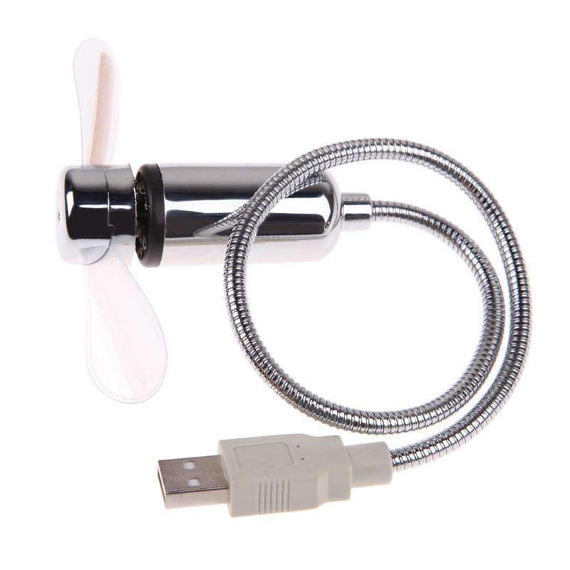 Skanto | Mini LED Lys USB Vifte Klokke Høy Kvalitet