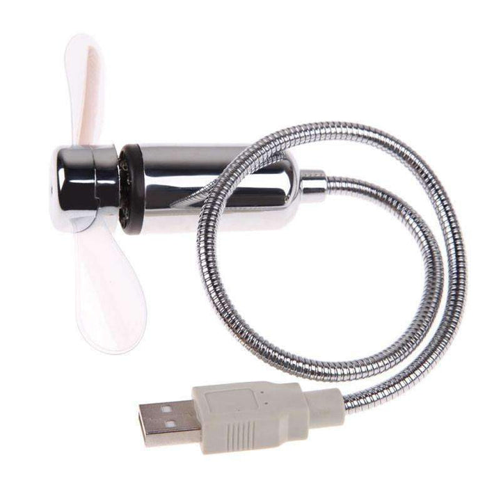 Skanto | Mini LED Lys USB Vifte Klokke Høy Kvalitet