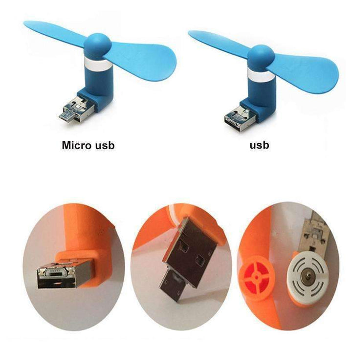 Skanto | OTG Micro USB Kjøleblæser Mini