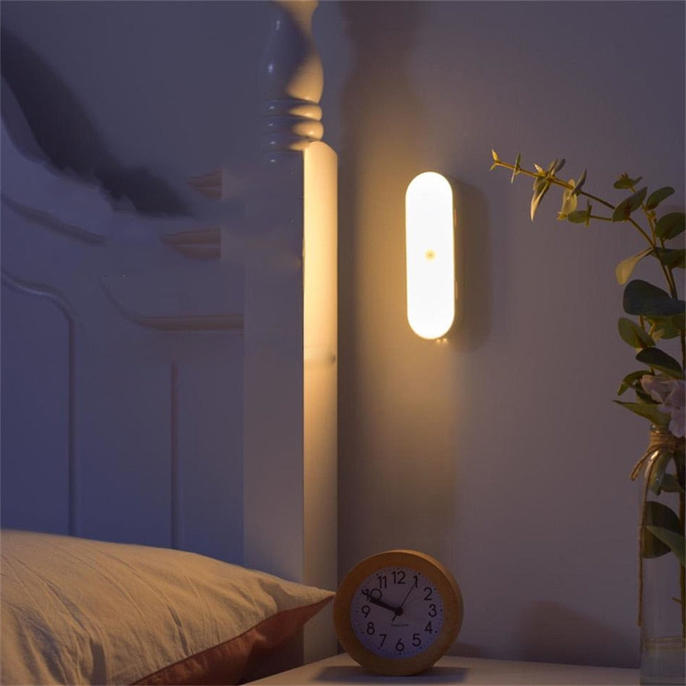 Skanto | USB Oppladbar Bevegelsessensor Vegglampe - BrightSense
