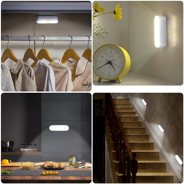 Skanto | USB Oppladbar Bevegelsessensor Vegglampe - BrightSense