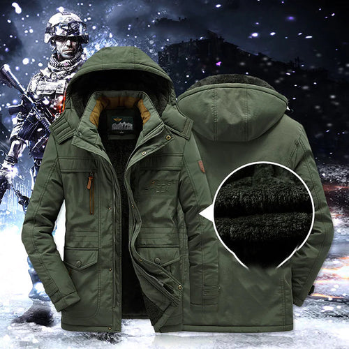 Classic Padded Parka Jacket - Warm Insulated Winter Coat