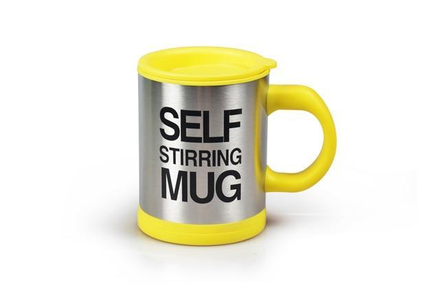 Skanto | 1Pcs Automatisk Enkel Blanding kaffete kopp Krus Drikkevarer Doven Selv rørende krus knapp høy kvalitet Trykking