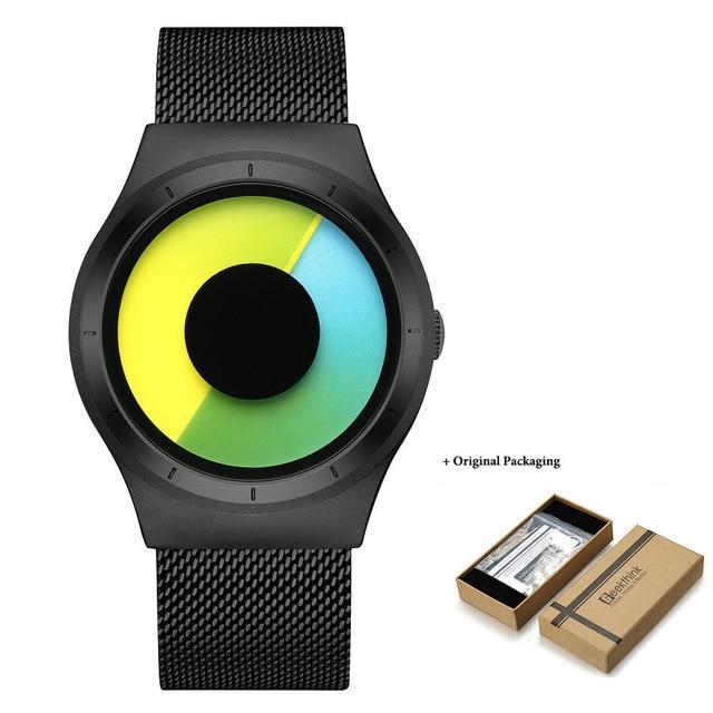 Skanto | IcoolGadgets 2019 Nye Kvinner Klokker Quartz Klokke kvinne Top Luxury Merke Motebaserte Luksus Dame Kreativ Armbåndsur Gull Stål Mesh Bånd