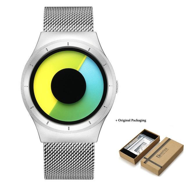 Skanto | IcoolGadgets 2019 Nye Kvinner Klokker Quartz Klokke kvinne Top Luxury Merke Motebaserte Luksus Dame Kreativ Armbåndsur Gull Stål Mesh Bånd
