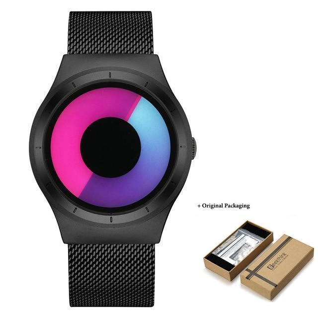 Skanto | IcoolGadgets 2019 Nye Kvinner Klokker Quartz Klokke kvinne Top Luxury Merke Motebaserte Luksus Dame Kreativ Armbåndsur Gull Stål Mesh Bånd