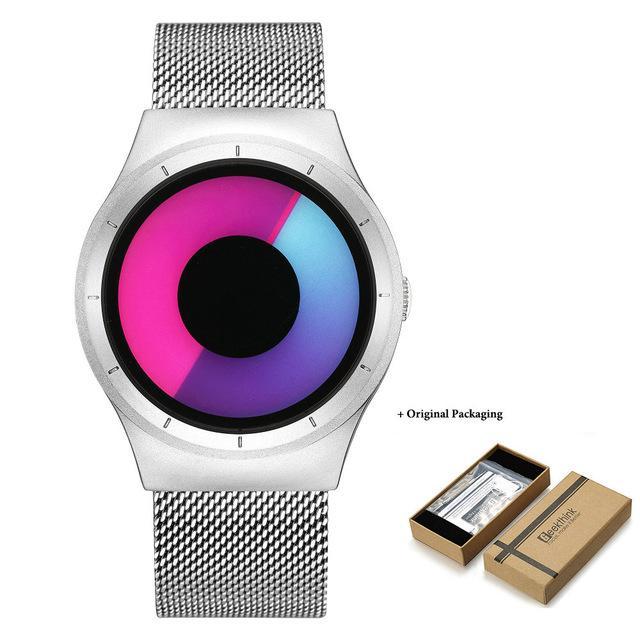 Skanto | IcoolGadgets 2019 Nye Kvinner Klokker Quartz Klokke kvinne Top Luxury Merke Motebaserte Luksus Dame Kreativ Armbåndsur Gull Stål Mesh Bånd
