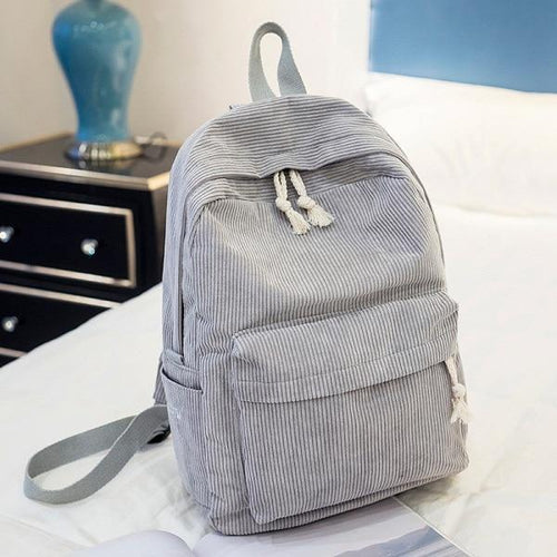 Skanto | Pastell Cordfløyse Ryggsekk