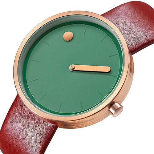 Skanto | IcoolGadgets Kvarts klokke menn Luksus Casual Svart Japan kvarts klokke Enkel Designer Moteklokke mann