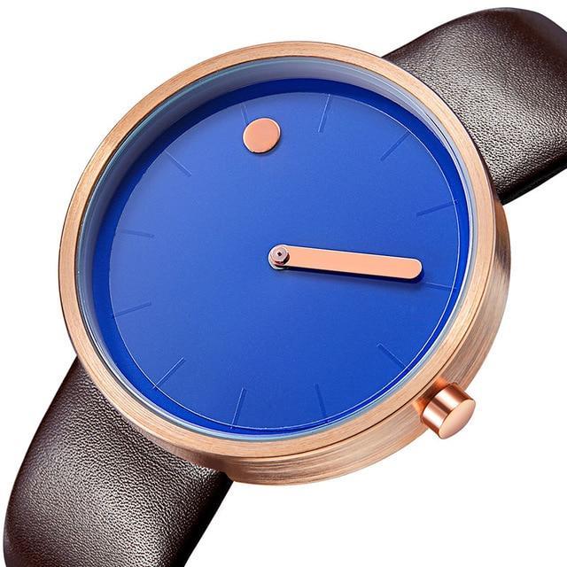 Skanto | IcoolGadgets Kvarts klokke menn Luksus Casual Svart Japan kvarts klokke Enkel Designer Moteklokke mann