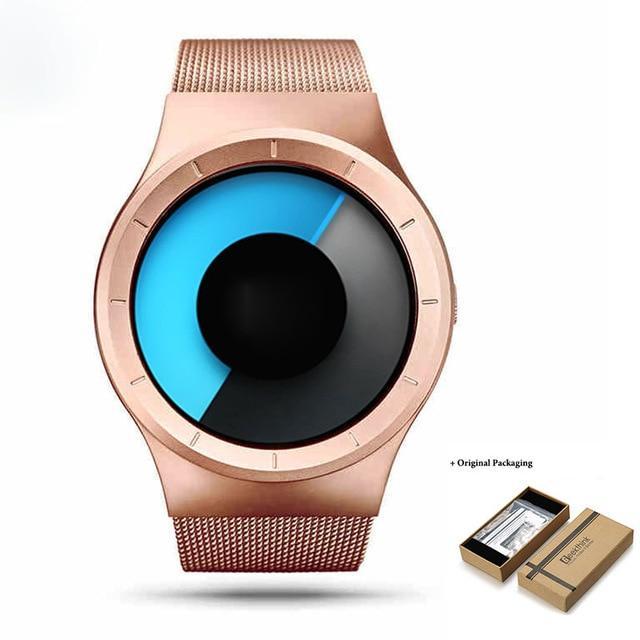 Skanto | IcoolGadgets 2019 Nye Kvinner Klokker Quartz Klokke kvinne Top Luxury Merke Motebaserte Luksus Dame Kreativ Armbåndsur Gull Stål Mesh Bånd