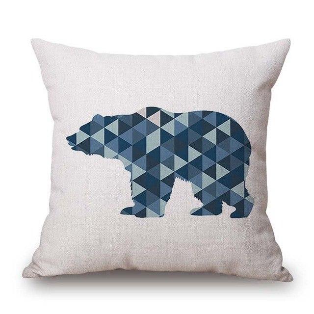 Skanto | Geometrisk Dyremotiv Putetrekksomcover