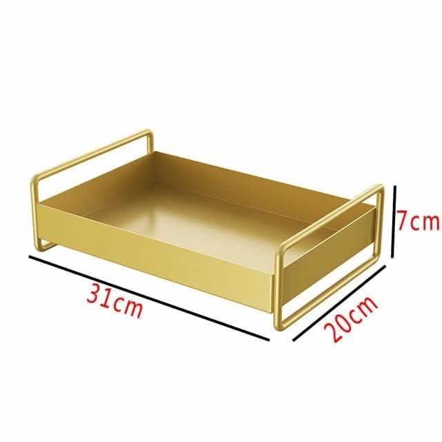 Skanto | LUXTRAY – Luksuriøs Metall Organizer Fat