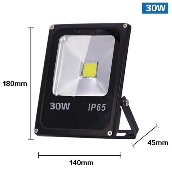 Skanto | Bevegelsessensor LED Flomlys 10W 30W 50W 220V Flomlys søkelys IP65 Reflektor Utendørs belysning LED utvendig SpotLight
