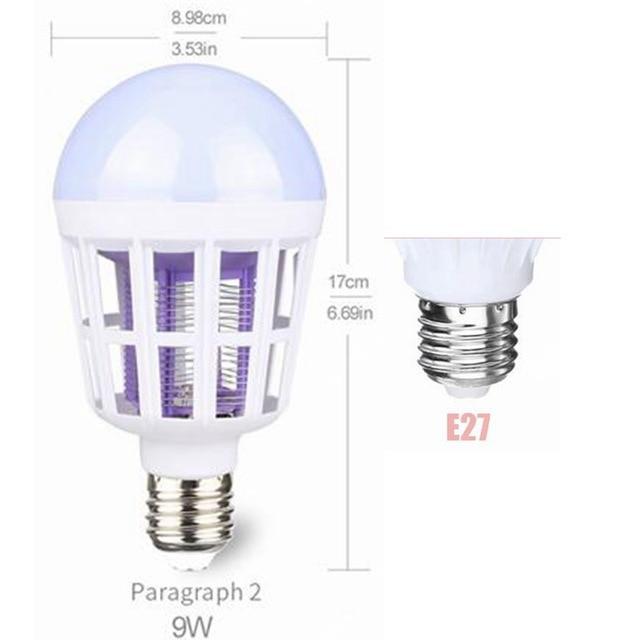 Skanto | IcoolGadgets AC175~220V LED Myggjagerpære E27/B22 LED Pære For Hjemmelighting Insekt Forhinder Lampe Insekt Anti Mygg Repeller Lys