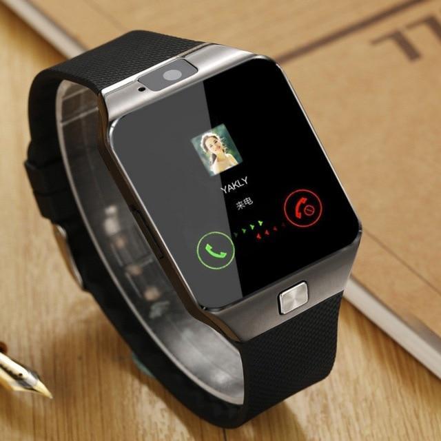 Skanto | Touch Screen Smart Watch dz09 Med Kamera Bluetooth Klokke SIM Kort Smartklokke For Ios Android Telefoner Støtte Flerspråklig