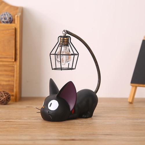 Skanto | Liten svart katt nattlampe