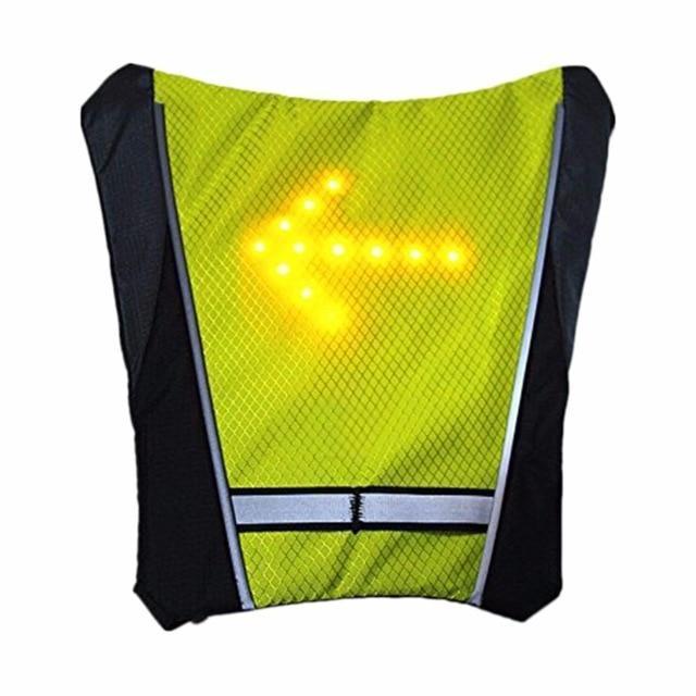Skanto | Blinklys Sykling Refleks Sikkerhet LED Vest Sykkelist Utendørs Vanntett