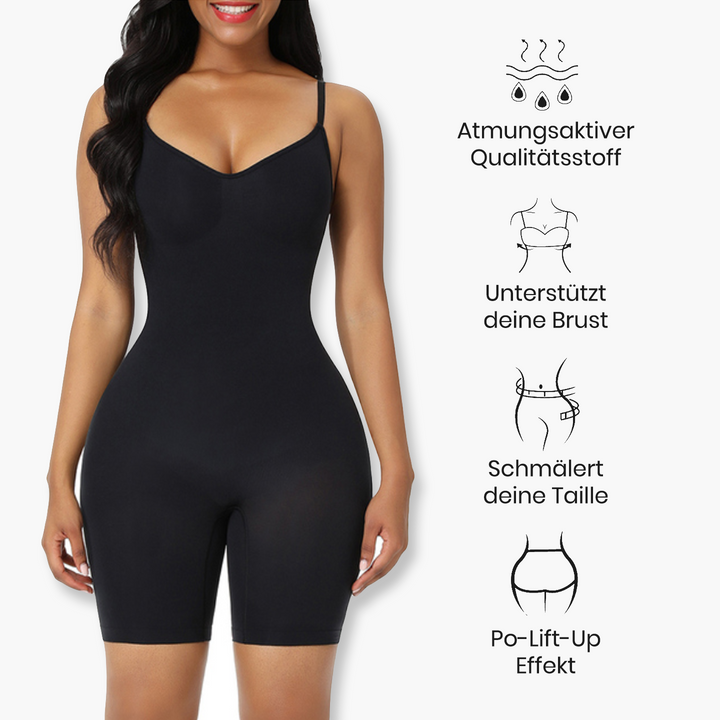 Sculpting Shapewear Bodysuit med Shorts – Perfekt Figur og Komfort for Enhver Anledning Skanto