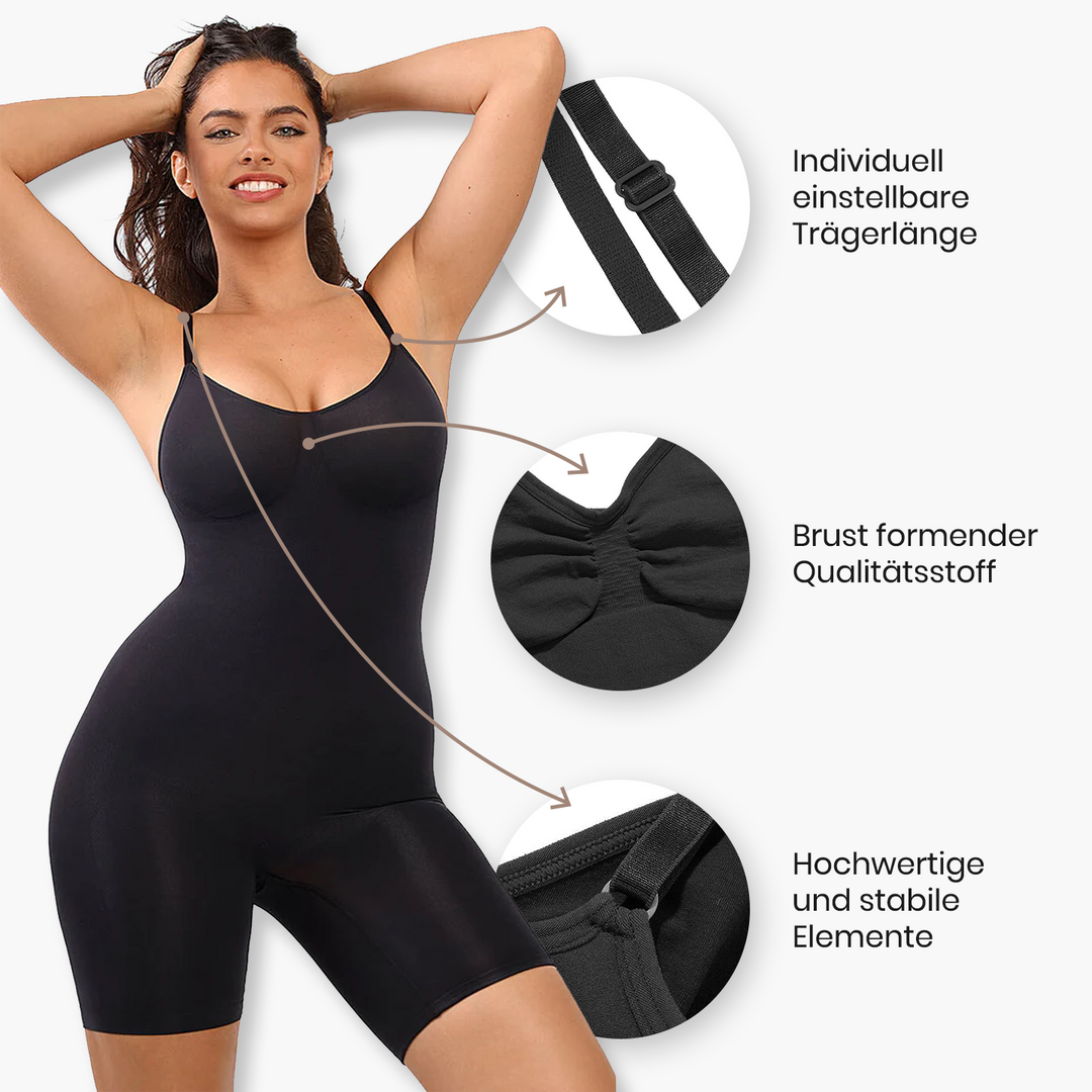 Sculpting Shapewear Bodysuit med Shorts – Perfekt Figur og Komfort for Enhver Anledning Skanto