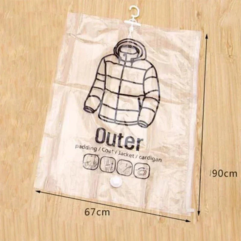 Norvo | Vakuumoppbevaringsposer – Plassbesparende Klærorganisator – Støv- og Fuktbeskyttelse – Gjenvinnbar Garderobeløsning