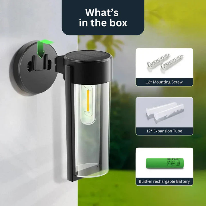 Solar Column Wall Light | Skanto