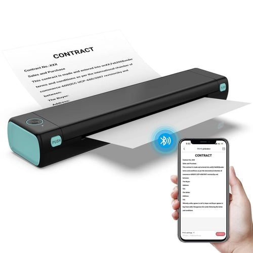 Skanto | Ultimate Wireless A4 Termisk Skriver - Kompatibel med Android, iOS & Laptoper