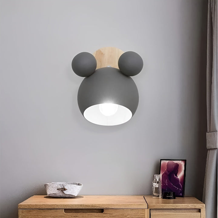 Vegglampe i Mickey-design – Dekorativ og Moderne | Perfekt for barnerom og stue | Skanto