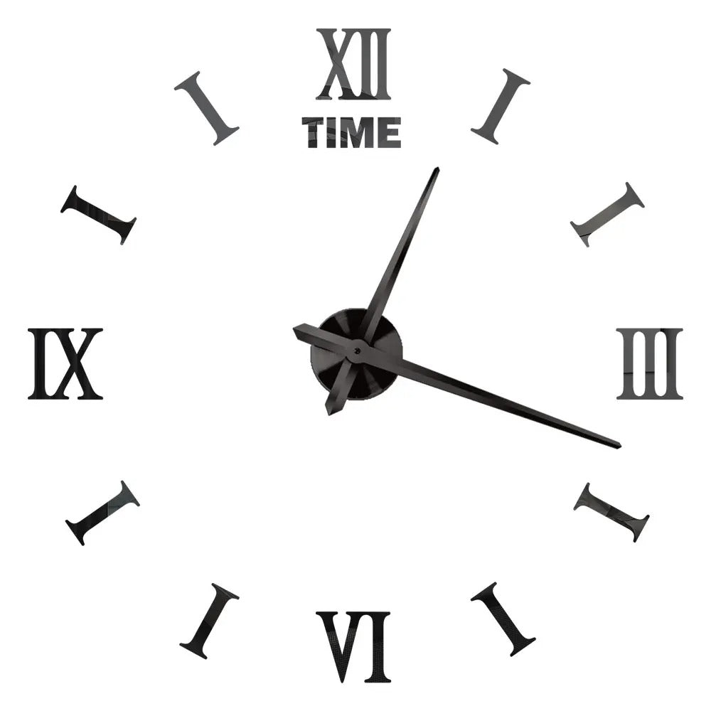 DecoHorloge – Stor 3D Veggur for Innendørs Dekorasjon