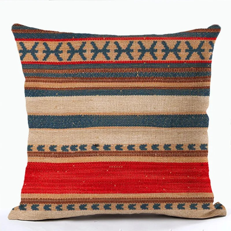 Skanto | BohoLoom Multicolored Linserviett | Boho-Chic Design | Dekor for Stue & Soverom