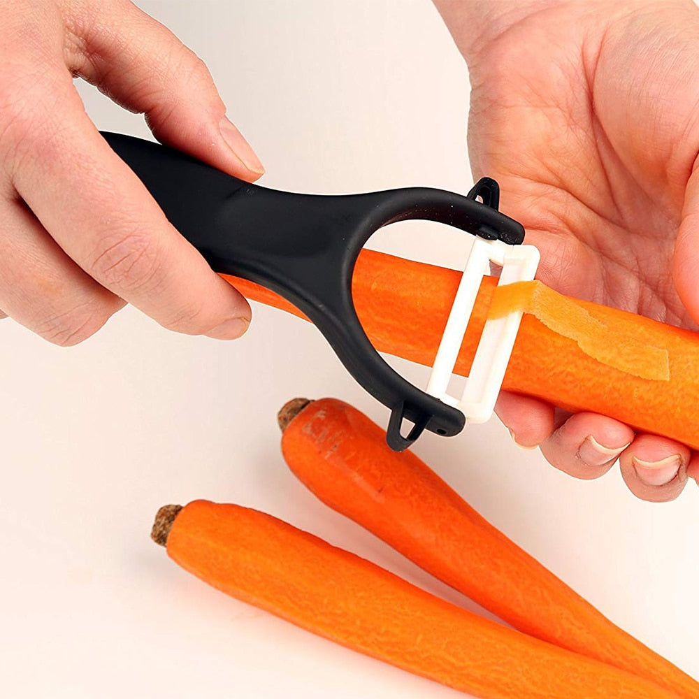 Grønnsak Frukt Potet Skreller Cutter Husholdning Keramisk Gadget Skrelling | Skanto
