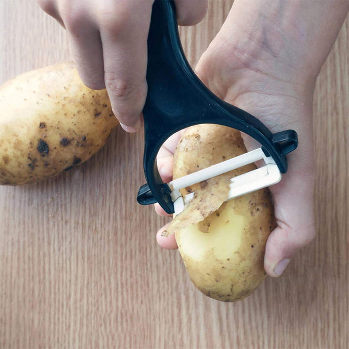 Grønnsak Frukt Potet Skreller Cutter Husholdning Keramisk Gadget Skrelling | Skanto